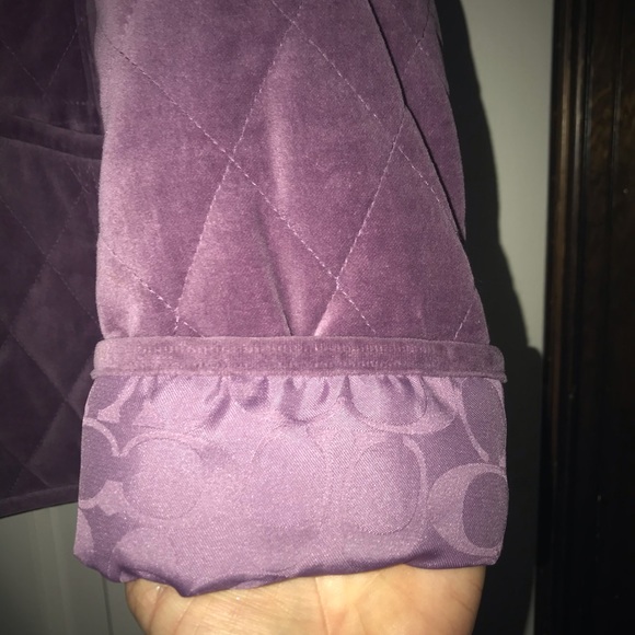 NWOT Coach Lavender Coat Size Small - Picture 6 of 7